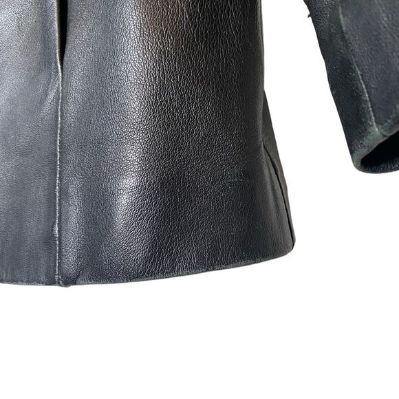 Caslon Vintage Leather Black Jacket - Picture 11 of 13